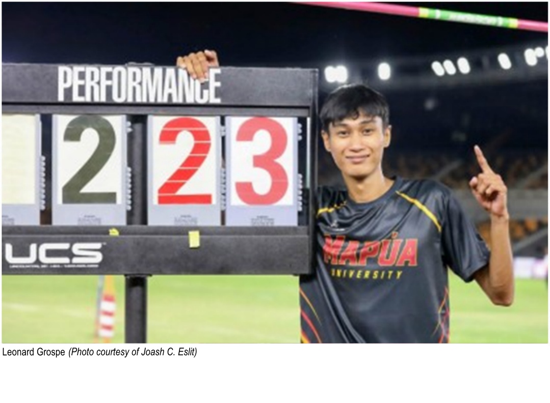 Grospe Breaks Own National Mark at Philippine Open