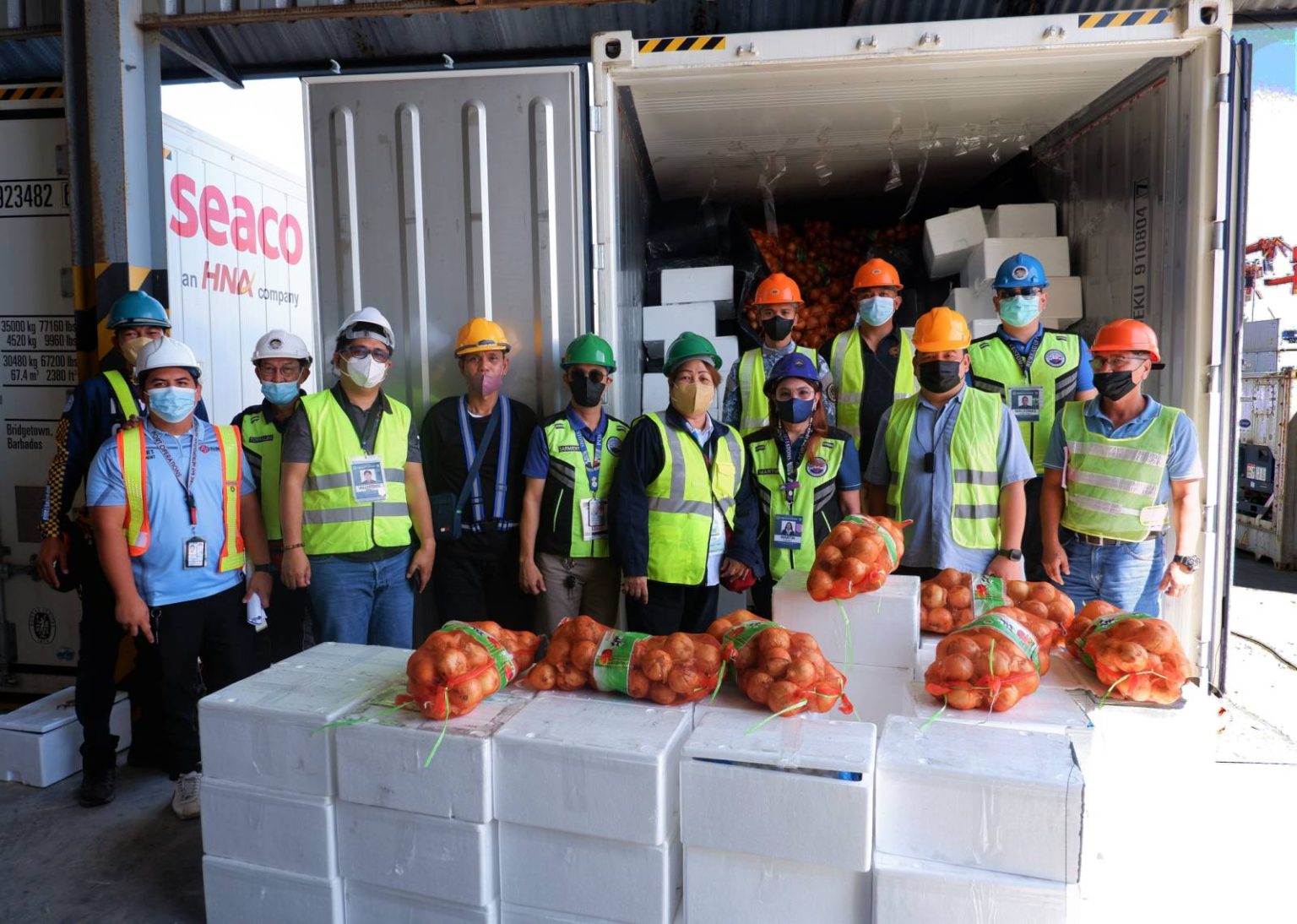 Smuggled agri produce intercepted at the Port of Subic