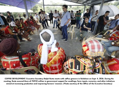 Marcos Administration Backs Bukidnon Coffee Farmers with ?50-M Development Fund