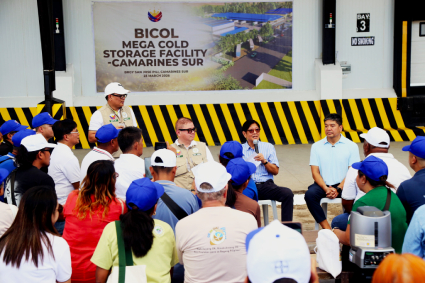 President Marcos inspects Bicol mega cold storage facility to strengthen food security