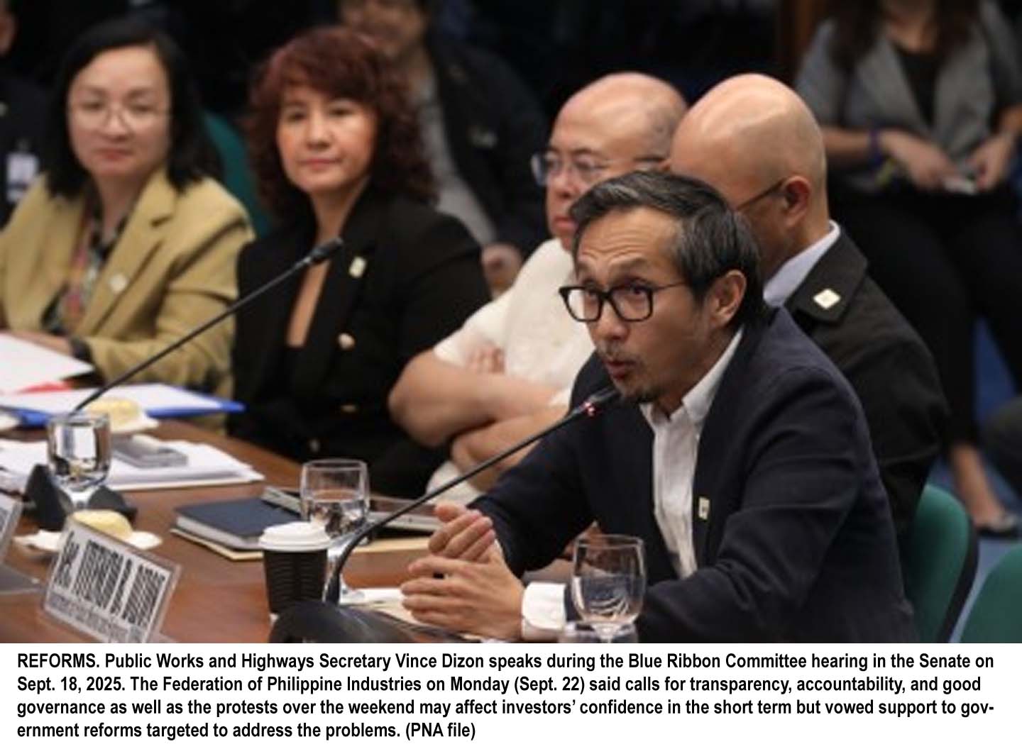Business group urges transparency to boost investor confidence, economic stability