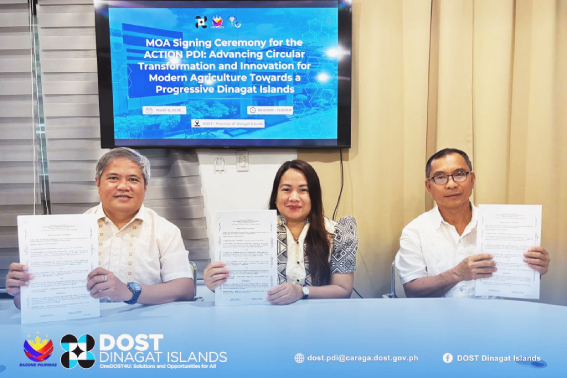 DOST, BFAR join forces to advance modern agriculture in Dinagat Islands