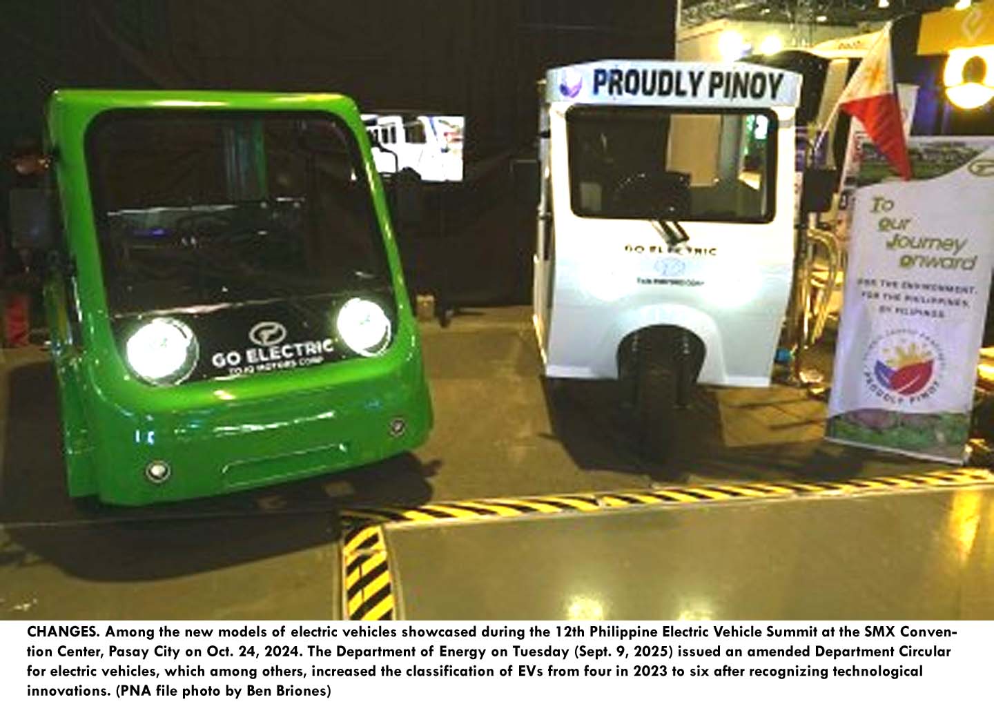 DOE Expands EV Classifications to Strengthen PH’s Shift to Cleaner Mobility