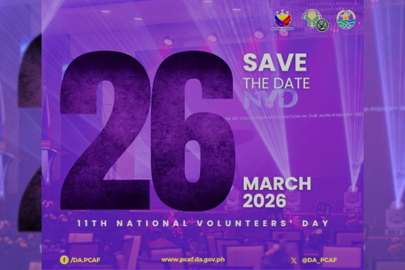 PCAF Honors Agri-Fishery Volunteers at 11th National Volunteers&rsquo; Day
