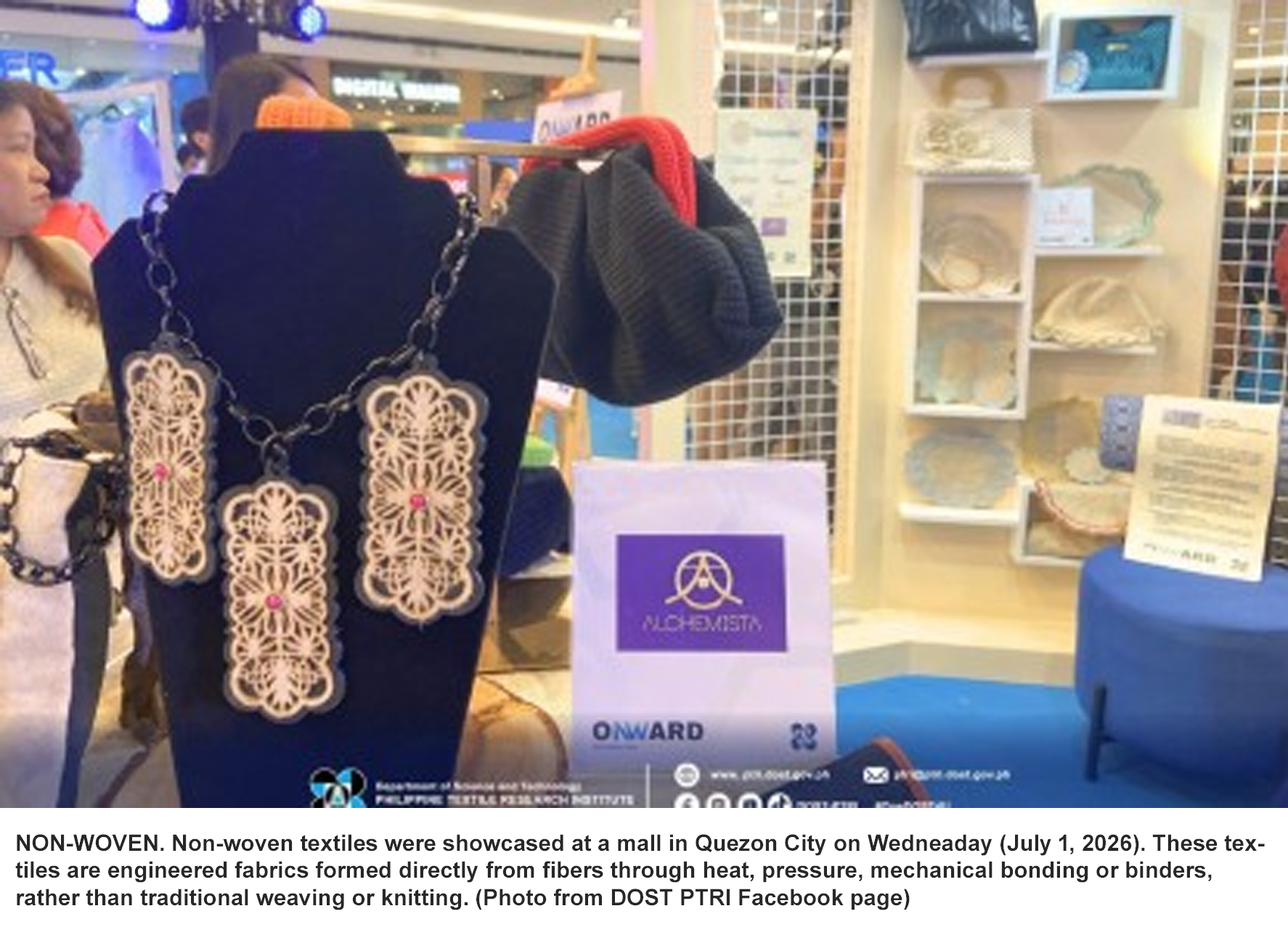 DOST Pushes Innovation in Non-Woven Textiles to Strengthen Philippine Manufacturing and Industrial Growth