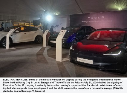 Marcos Signs EO 121 to Accelerate EV Manufacturing, Lower Electric Vehicle Prices