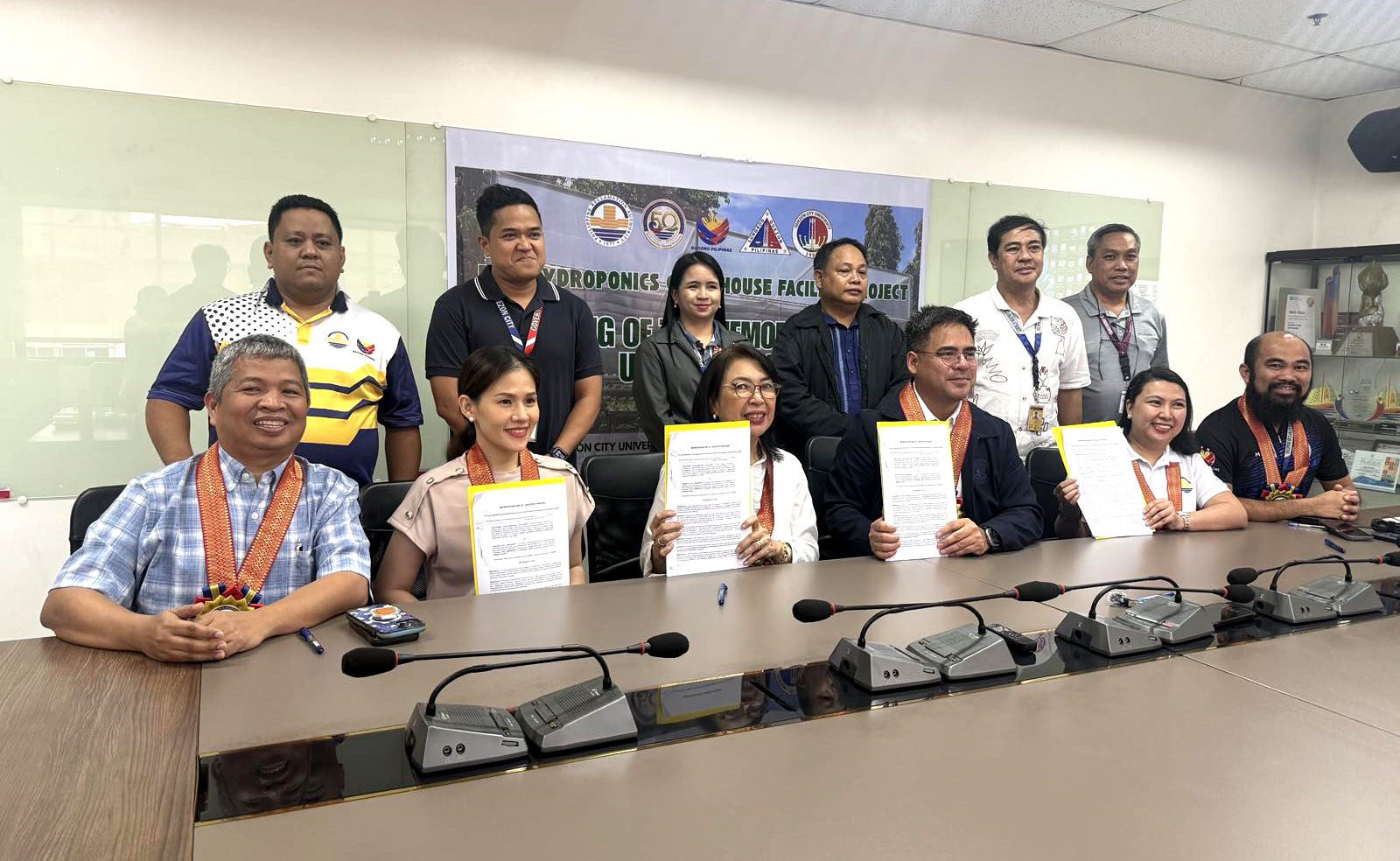 Philippine Reclamation Authority and Quezon City University Strengthen Partnership for Hydroponics Greenhouse Project, Advancing Climate-Smart Agriculture and Youth Empowerment