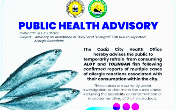 Cadiz probes suspected fish poisoning, public warned vs. &lsquo;tulingan&rsquo; consumption