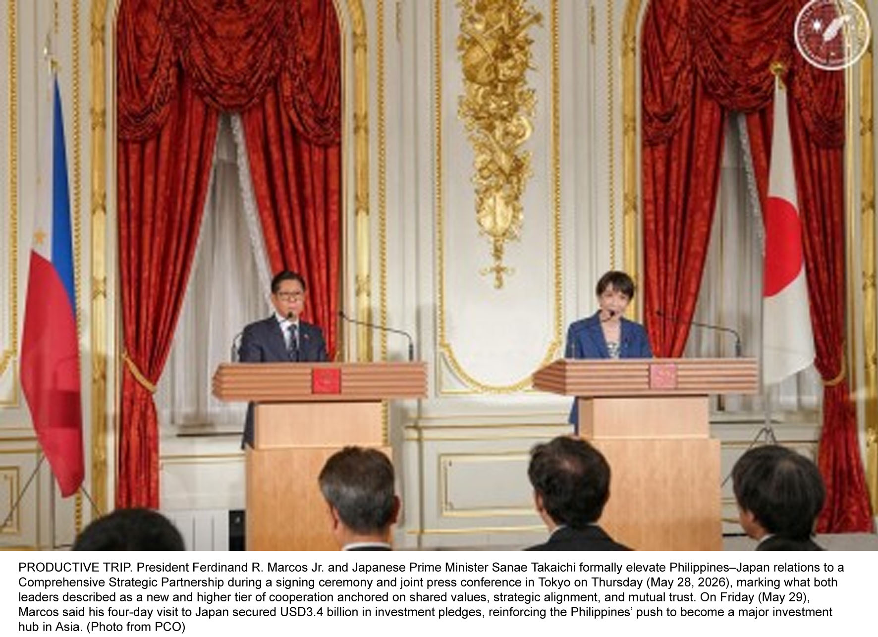 Marcos Secures $3.4-Billion Investment Commitments in Japan, Strengthening Philippines&rsquo; Position as Asia&rsquo;s Emerging Investment Hub