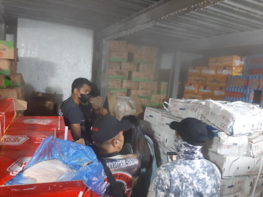 DA and Navotas City  LGU raid illegal storage facilities, P120M-worth smuggled meat, poultry and fishery products seized