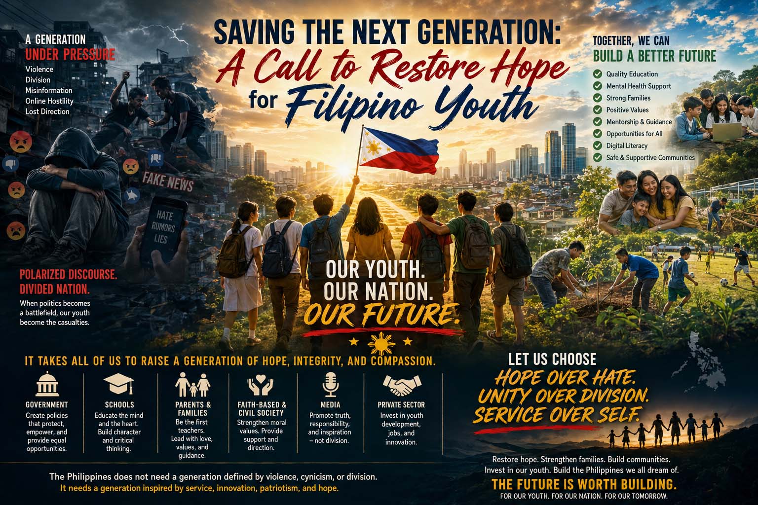 Saving the Next Generation: A Call to Restore Hope for Filipino Youth