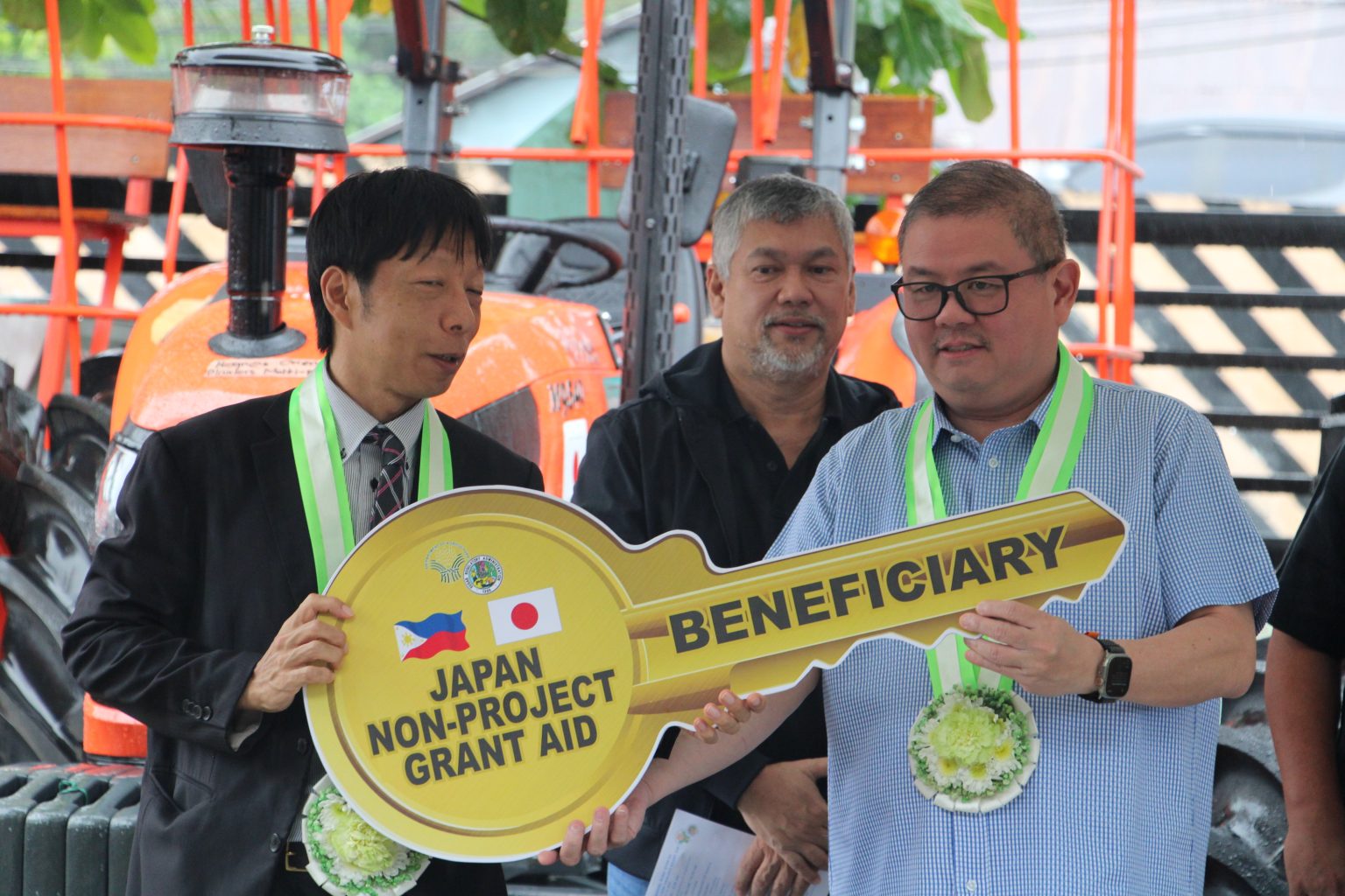 DA, SRA receive from Japan 800M-yen worth of farm equipment for small sugarcane farmers