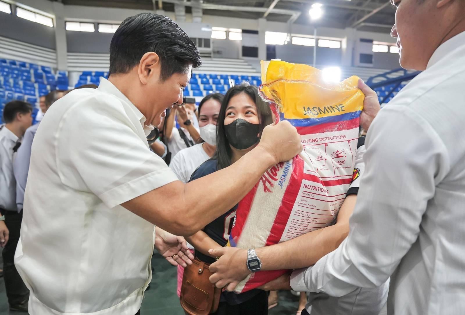 PBBM credits price cap for stabilizing rice prices