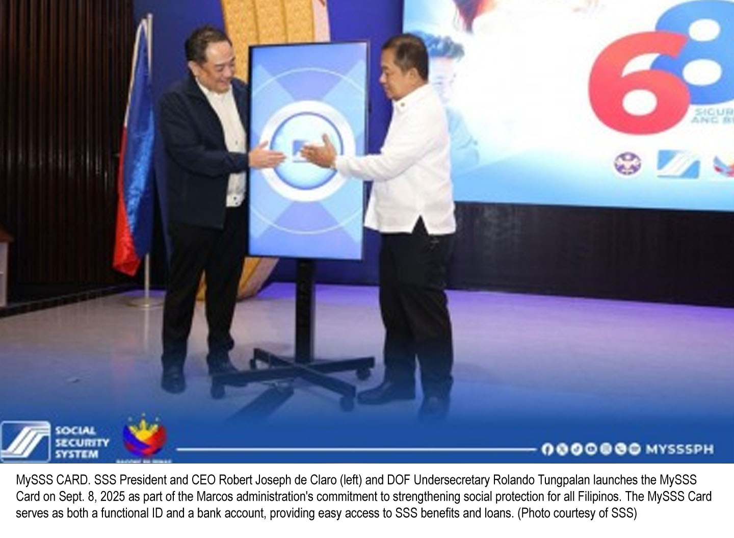 SSS Launches EMV-Enabled MySSS Card as New ID, Debit Account
