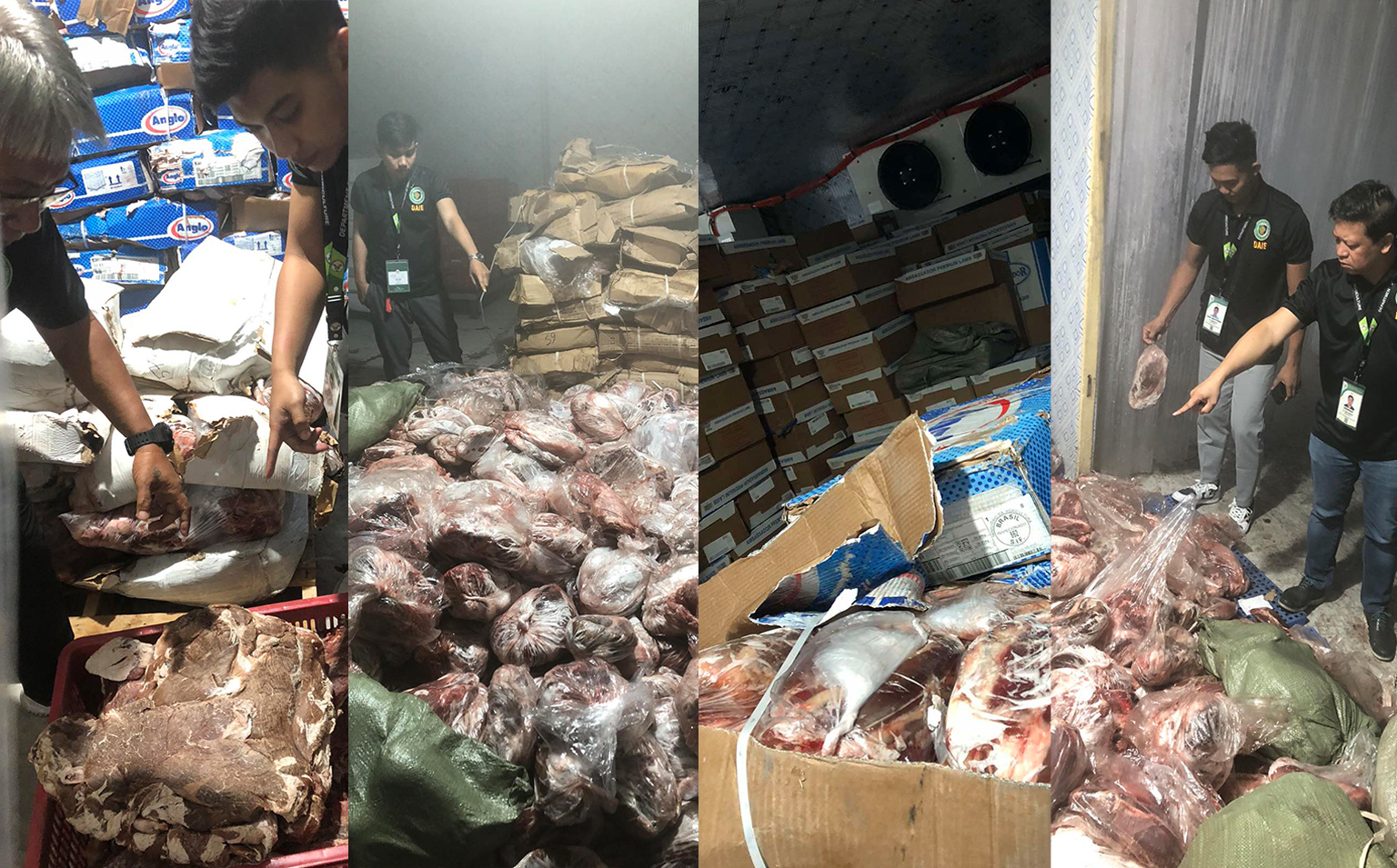 DA-IE raids 2 storage facilities in Bulacan, apprehends smuggled frozen meat products