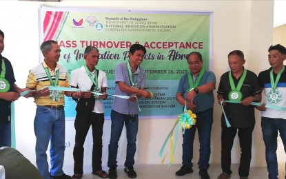 149 Abra farmers benefit from 4 irrigation projects