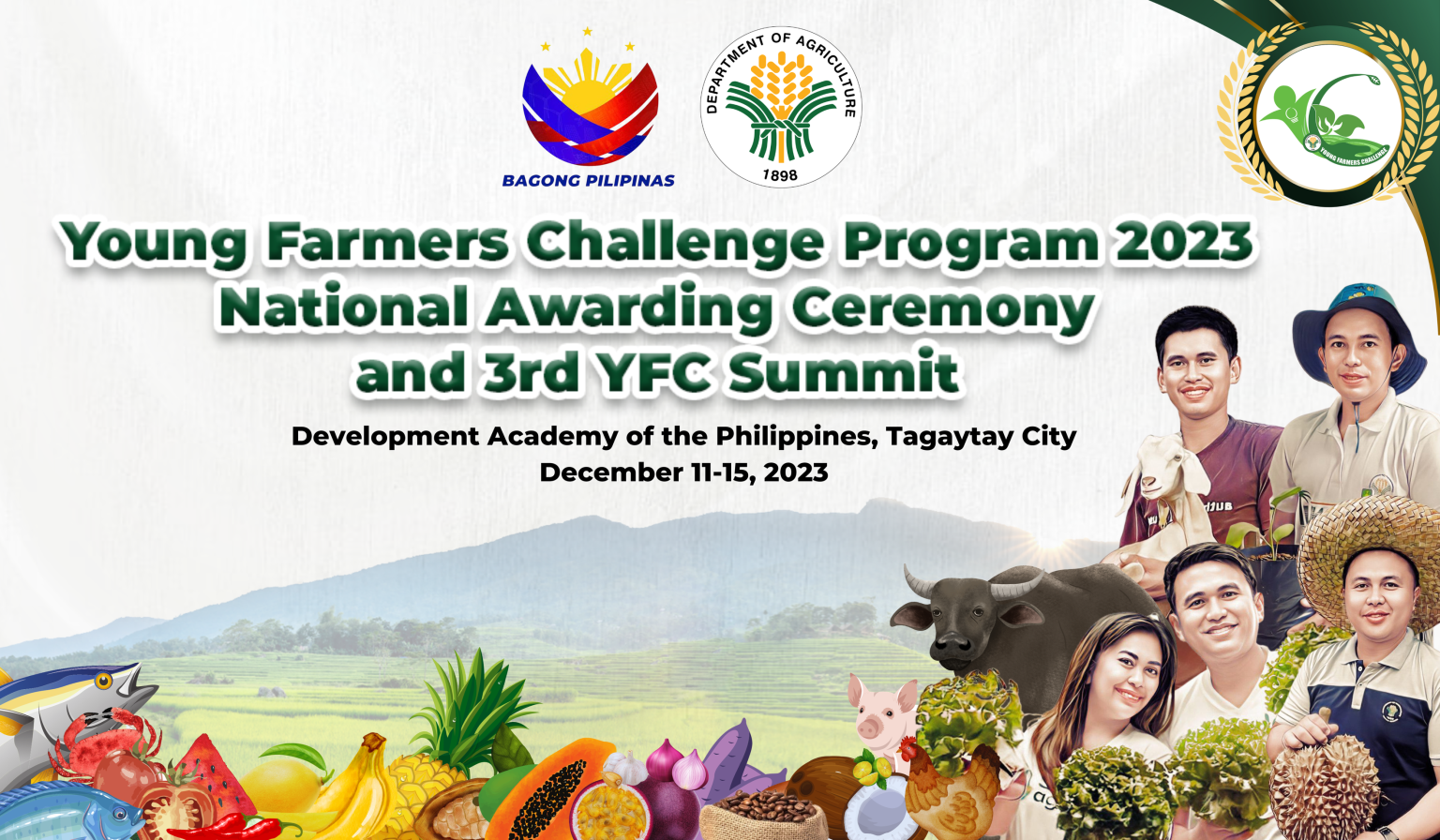 Celebrating the Future of Agriculture: DA to recognize this year&rsquo;s Young Farmers Challenge National Awardees