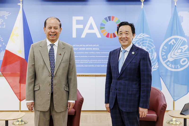 DA Sr. USec and FAO DG discuss partnership for modern and competitive Phil agri