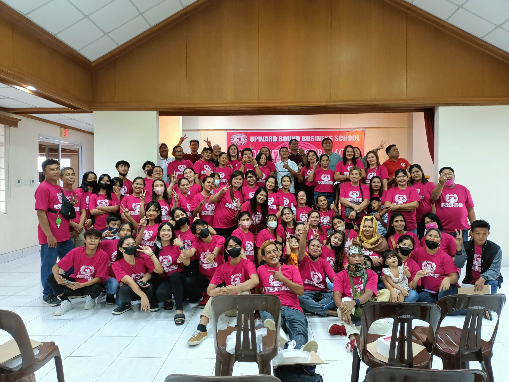 UBBS Students composed of Parents and Children Farmers held its Recognition Ceremony
